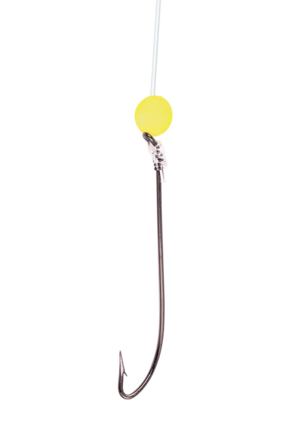 Eagle Claw Premium 12″ Snelled Flounder Rig w/Corn Bead
